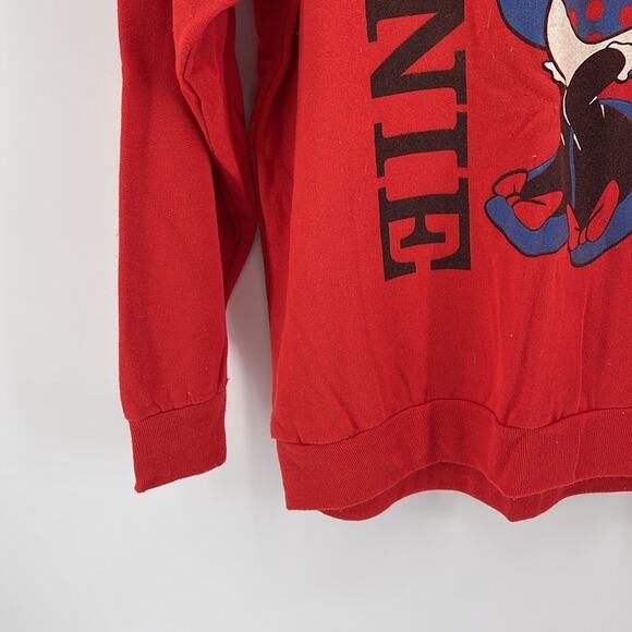 Vintage Disney Made In USA Minnie Mouse crewneck pullover sweatshirt sz XL - Picture 4 of 6